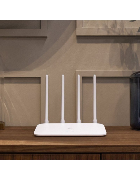 Router inalámbrico xiaomi mi router 4c 300mbps/ 2.4ghz/ 4 antenas/ wifi 802.11b/g/n