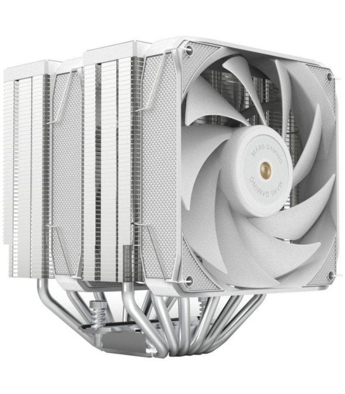 Ventilador con disipador mars gaming mcpu-xu6/ 2x 12cm/ blanco