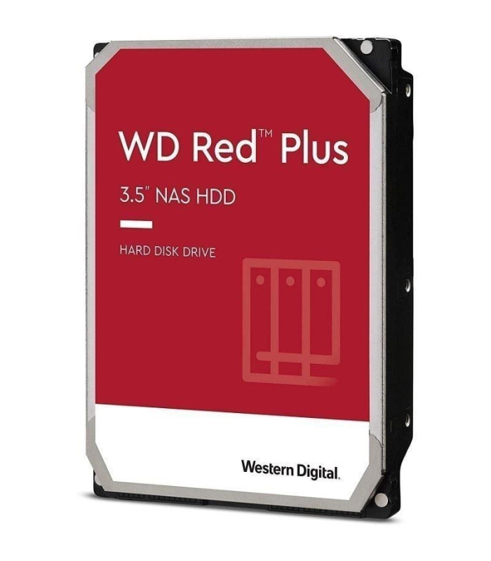 Disco duro western digital wd red plus nas 4tb/ 3.5'/ sata iii/ 256mb