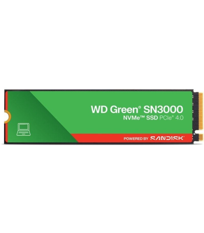 Disco ssd sandisk green sn3000 1tb/ m.2 2280 pcie gen4/ full capacity
