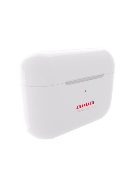 Auriculares bluetooth aiwa ebtw-888anc con estuche de carga/ autonomía 4h/ blancos