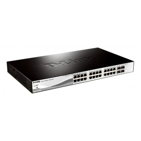 Switch d-link dgs-1210-28p 28 puertos rj45/ 10/100/1000/ sft/ poe