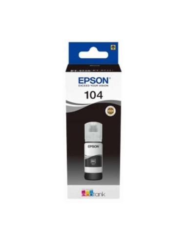 Botella de tinta original epson nº104/ negro