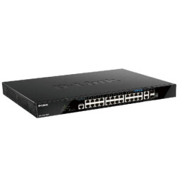 Switch gestionable d-link dgs-1520-28mp 28 puertos/ rj-45 10/100/1000/ sfp/ poe