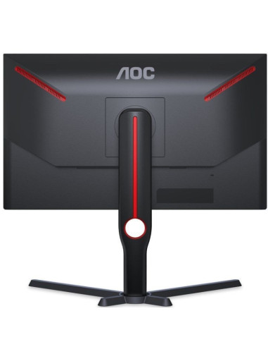 Monitor gaming aoc 25g3zm/bk 24.5'/ full hd/ 0.5ms/ 240hz/ va/ regulable en altura/ negro y rojo