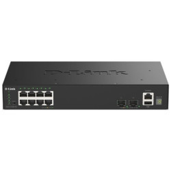 Switch gestionable d-link dgs-1530-10/e 8 puertos/ rj-45 gigabit 10/100/1000/10g/ sfp