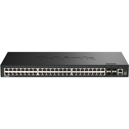 Switch gestionable d-link dgs-1530-52/e 48 puertos/ rj-45 10gbps/ sfp/ poe