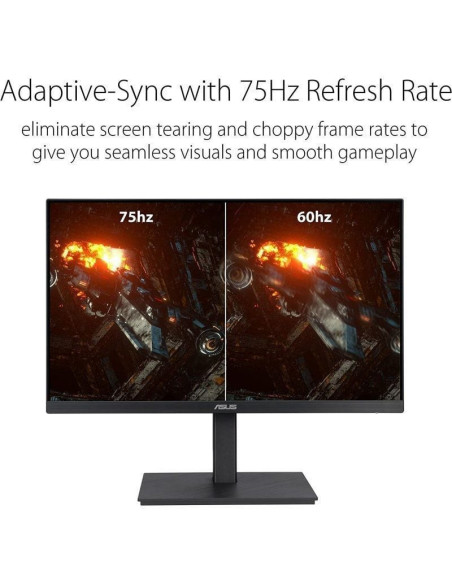 Monitor asus va27eqsb 27'/ full hd/ multimedia/ regulable en altura/ negro