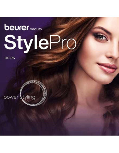 Secador beurer hc-25/ 1600w/ iónico/ negro