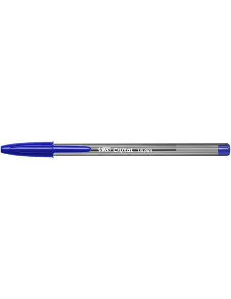Caja de bolígrafos de tinta de aceite bic cristal large 880656/ 50 unidades/ azules