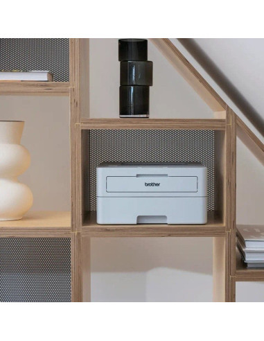 Impresora láser monocromo brother hl-l2865dw wifi/ dúplex/ blanca