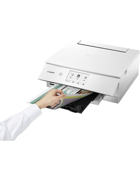 Multifunción fotográfica canon pixma ts8351a wifi/ dúplex/ blanca