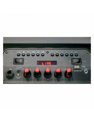 Altavoz portable con bluetooth fonestar box-35led/ 35w/ 1.0