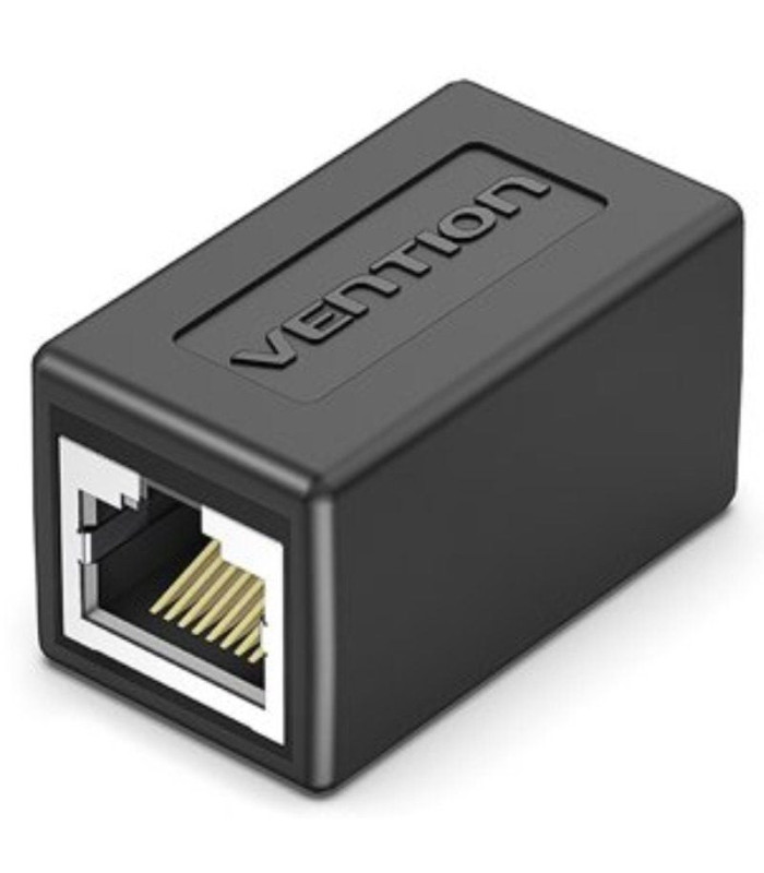 Adaptador conector rj45 vention ipvb0/ cat.6 ftp/ rj45 hembra - rj45 hembra/ negro