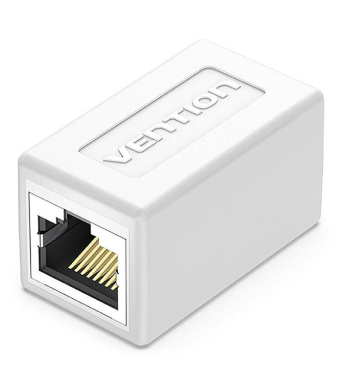 Adaptador conector rj45 ipvw0 cat.6 ftp/ rj45 hembra - rj45 hembra/ blanco