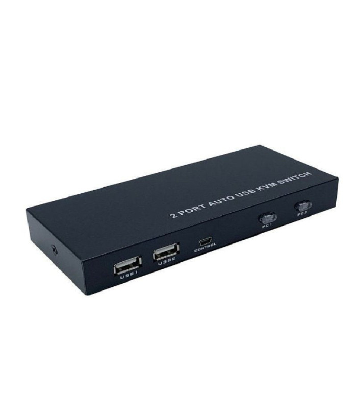 Conmutador kvm hdmi aisens a111-0400/ 2pc con 1 sólo teclado y ratón