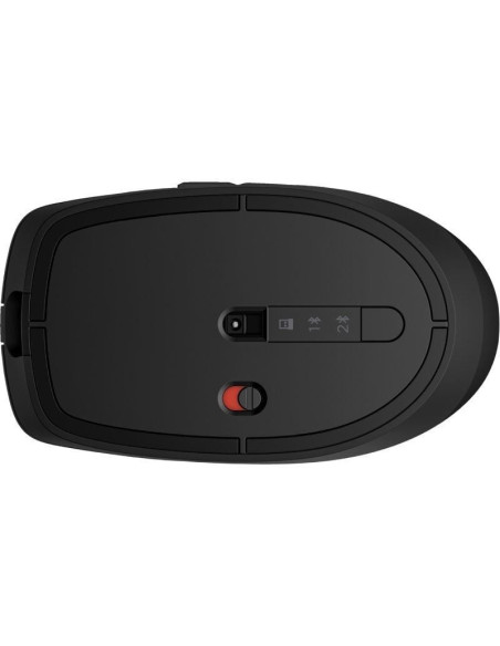 Ratón inalámbrico hp 715 multi/ batería recargable/ hasta 1200 dpi/ negro