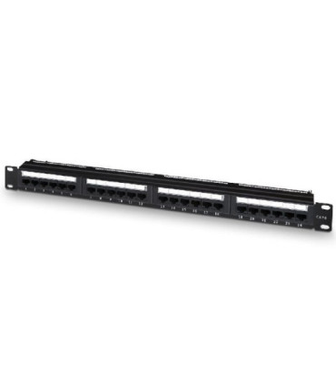Patch panel aisens a141-0509/ 24 puertos/ cat.6/ altura 1u/ gestión de cables