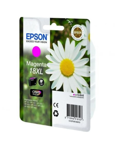 Cartucho de tinta original epson nº18 xl alta capacidad/ magenta