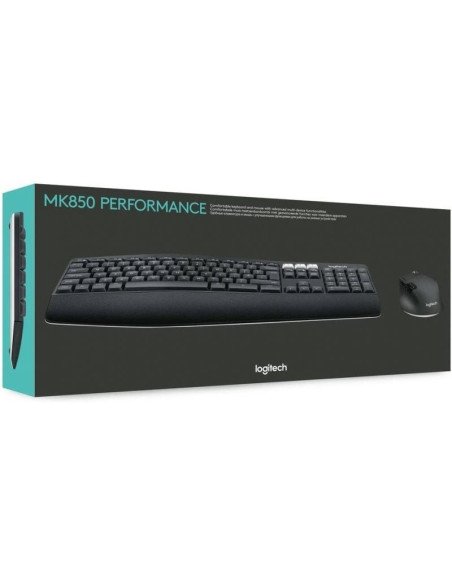 Teclado y ratón inalámbrico logitech unifying mk850 performance
