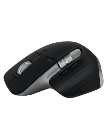 Ratón ergonómico inalámbrico por bluetooth logitech mx master 3s for mac/ batería recargable/ hasta 8000 dpi/ gris espacial