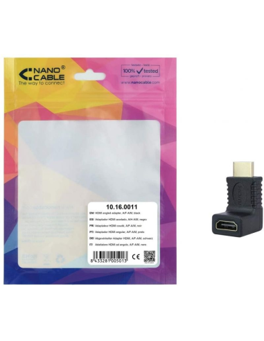 Adaptador nanocable 10.16.0011/ hdmi macho - hdmi hembra