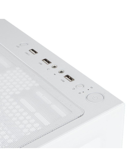 Caja gaming semitorre nox hummer vision/ blanca
