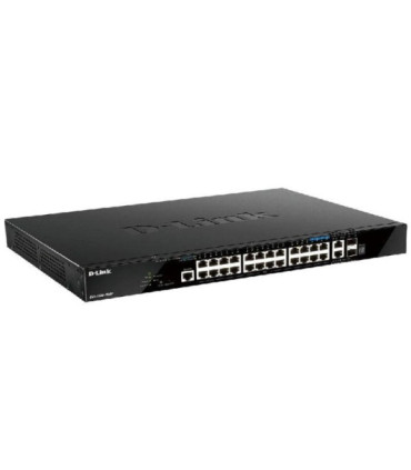 Switch gestionable d-link dgs-1520-28mp 28 puertos/ rj-45 10/100/1000/ sfp/ poe