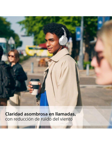 Auriculares inalámbricos sony wh-ch720n/ con micrófono/ bluetooth/ blancos