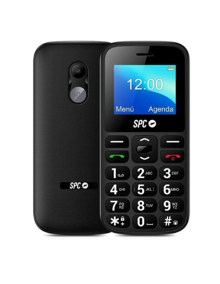 Teléfono móvil spc fortune 2 4g para personas mayores/ negro