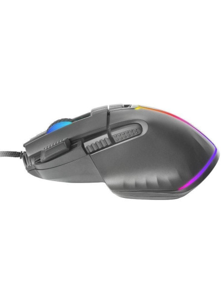 Ratón gaming mars gaming mm-xt/ hasta 12800dpi/ negro