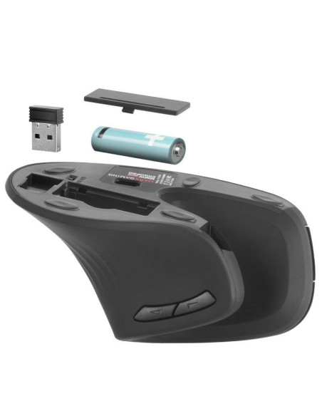 Ratón gaming ergonómico inalámbrico mars gaming mmw-ergopro/ hasta 3200 dpi