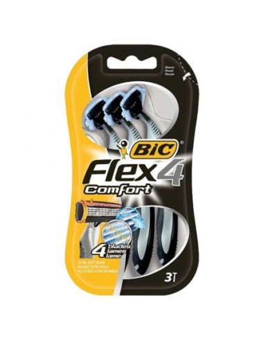 Cuchilla de afeitar bic flex 4/ 3 uds