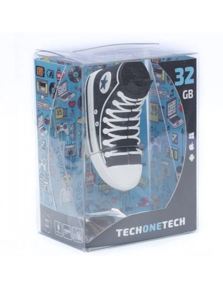 Pendrive 32gb tech one tech zapatilla reverse usb 2.0