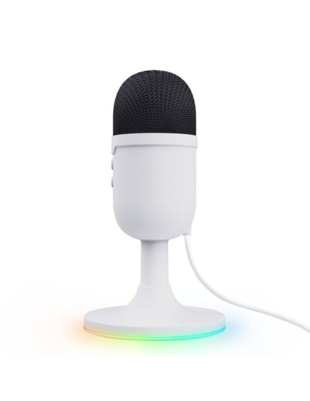Micrófono trust gaming gxt 234w yunix/ usb/ blanco