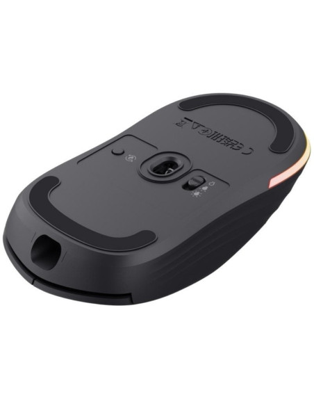 Ratón gaming inalámbrico trust gaming gxt 927 redex plus/ batería recargable/ hasta 25600 dpi
