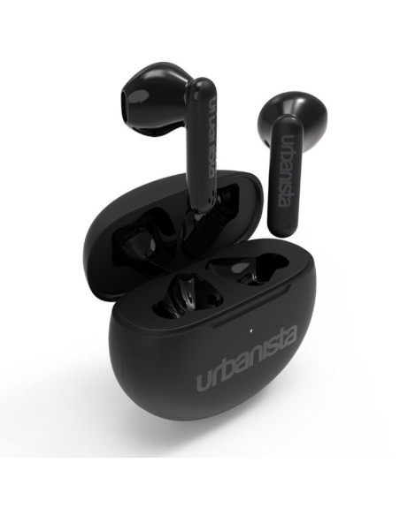 Auriculares bluetooth urbanista austin con estuche de carga/ autonomía 5h/ negros