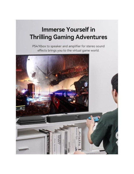 Cable de audio de fibra óptica vention bkcbf/ 1m/ negro