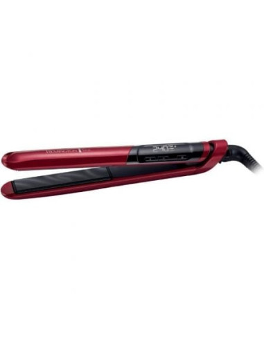 Plancha para el pelo remington silk straightener s9600-e51/ roja y negra