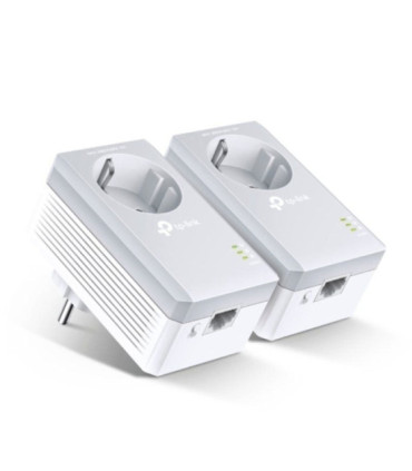 Adaptador powerline tp-link tl-pa4010p kit 600mbps/ alcance 300m/ pack de 2