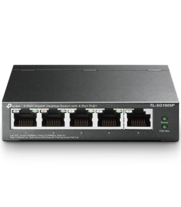 Switch tp-link tl-sg1005p 5 puertos/ rj-45 10/100/1000 poe
