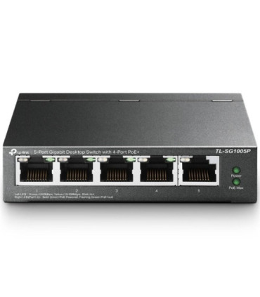 Switch tp-link tl-sg1005p v2 5 puertos/ rj-45 10/100/1000 poe
