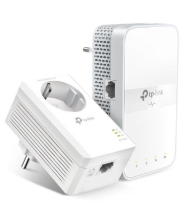 Adaptador powerline tp-link tl-wpa7617 kit 1000mbps/ alcance 300m/ pack de 2