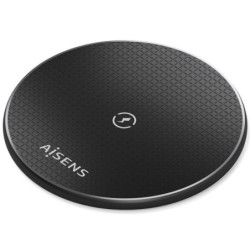 Base de carga inalámbrica aisens asch-15w1wc058-bk 15w/ negro