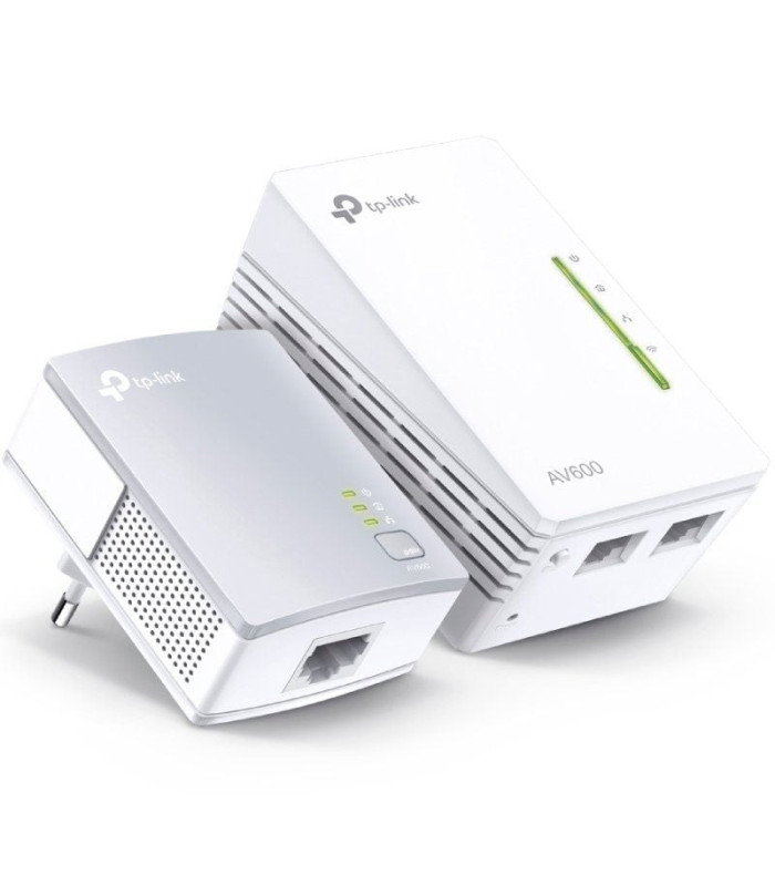 Adaptador powerline tp-link wpa4221kit 600mbps/ alcance 300m/ pack de 2