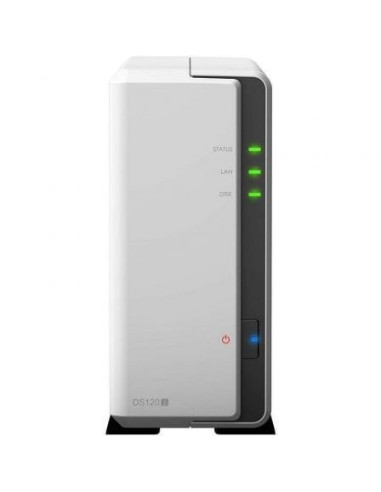 Nas synology diskstation ds120j/ 1 bahía 3.5'- 2.5'/ 512mb ddr3l/ formato torre