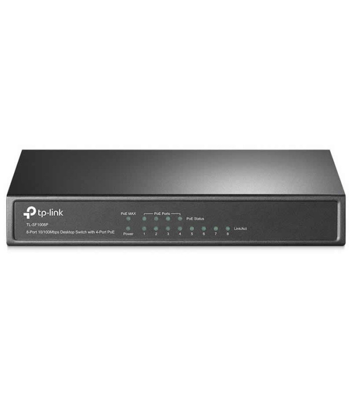 Switch tp-link sf1008p 8 puertos/ rj-45 10/100 poe