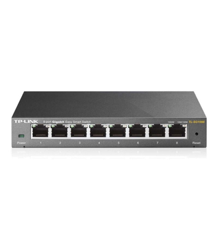 Switch tp-link easy smart tl-sg108e 8 puertos/ rj-45 10/100/1000