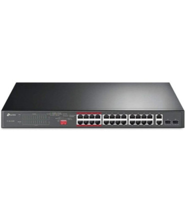 Switch tp-link tl-sl1226p 26 puertos/ rj-45 10/100/1000 poe/ sfp