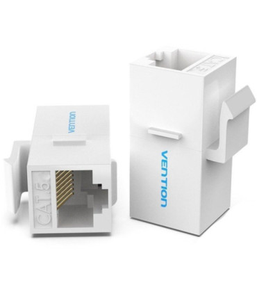 Adaptador conector rj45 vdd-b07-w cat5 utp/ rj45 hembra - rj45 hembra/ blanco